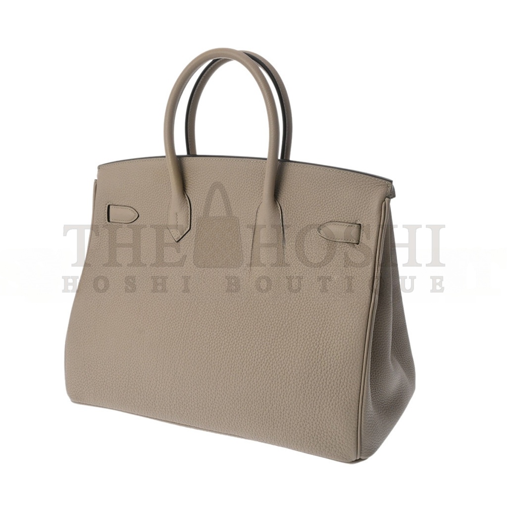 H**me5 BIRKIN 25 TO LEATHER TURTLE DOVE GREY GOLD BUCKLE H028369CC81 (25*20*13cm) Master Quality